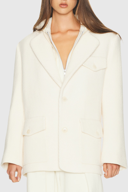 Pamola Wool Oversized Blazer