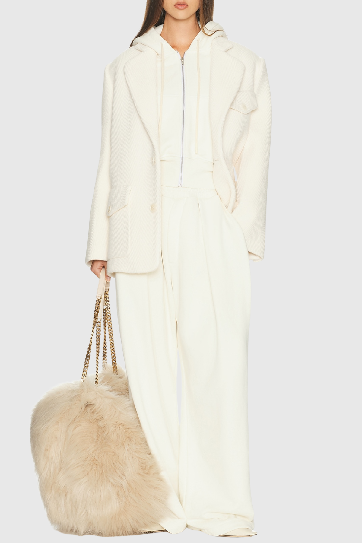 Pamola Wool Oversized Blazer