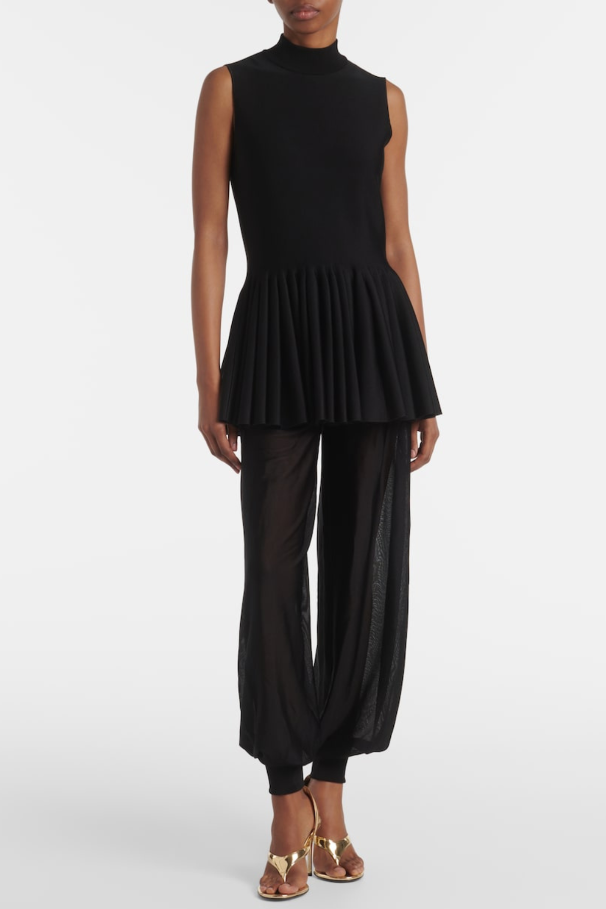 Pandita Sleeveless Peplum Top