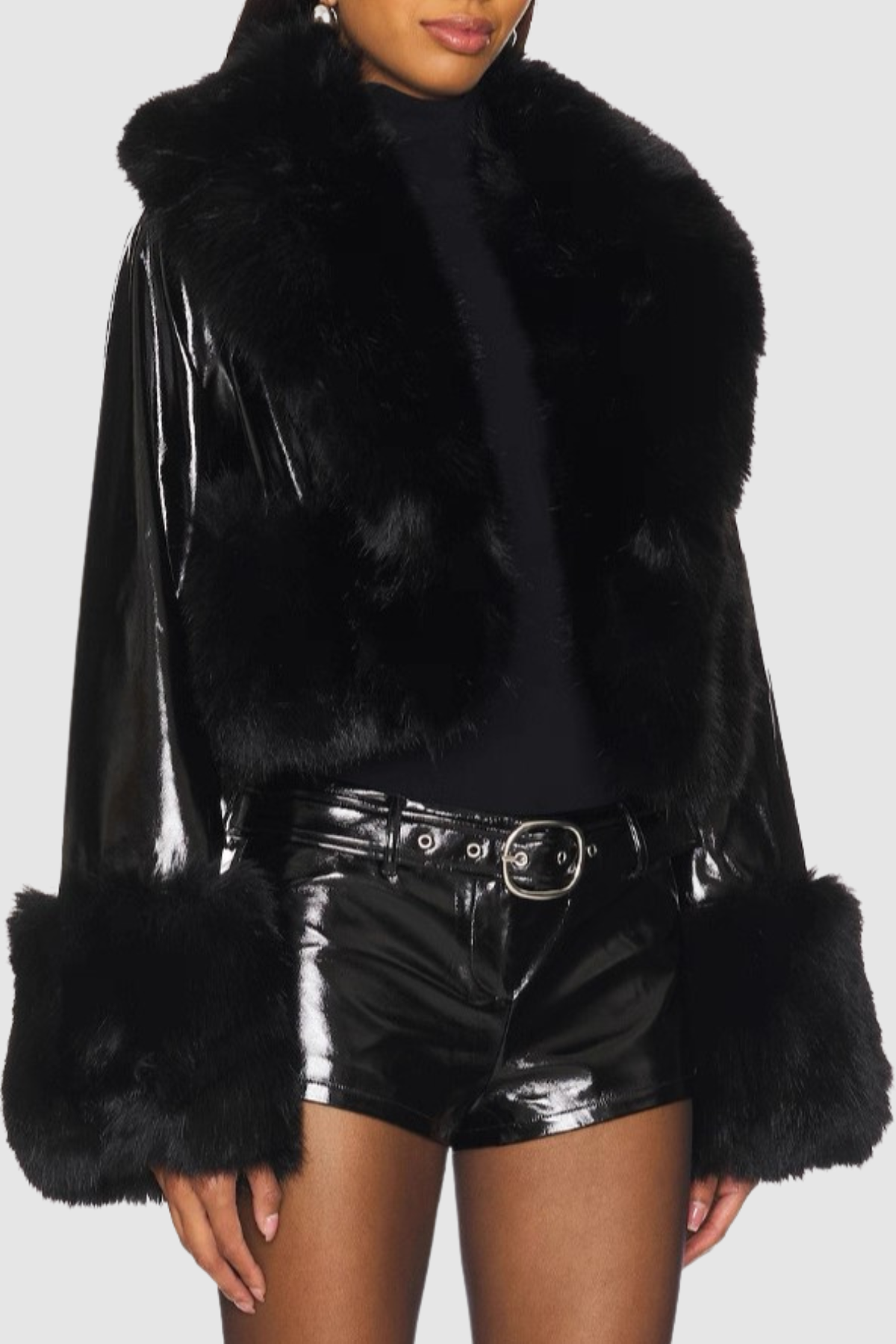 Panya Faux Leather Jacket