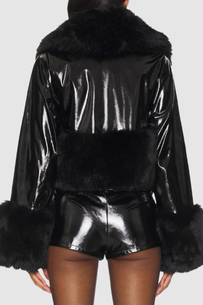 Panya Faux Leather Jacket