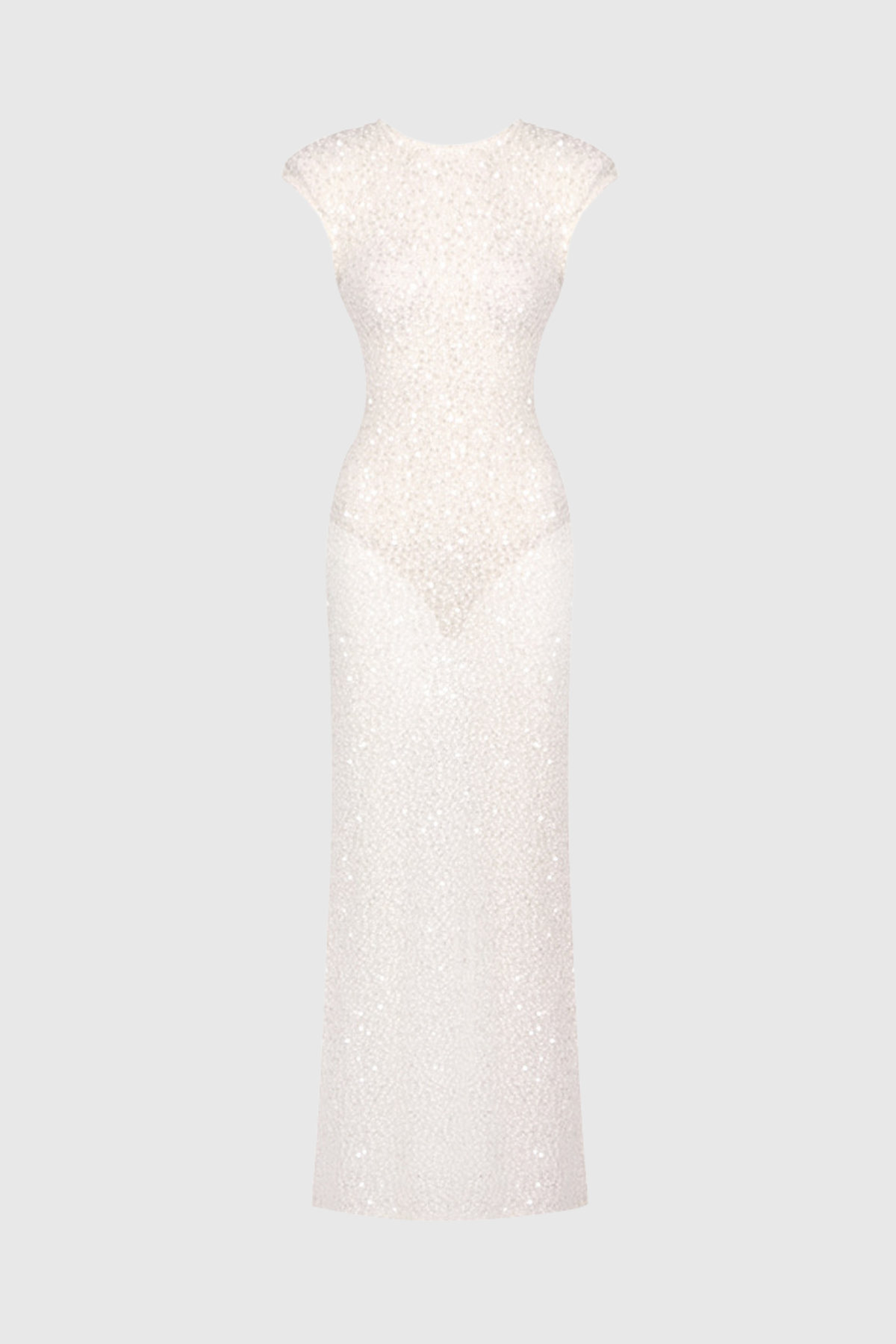 Parrisa Sequin Embellished Backless Maxi Dress