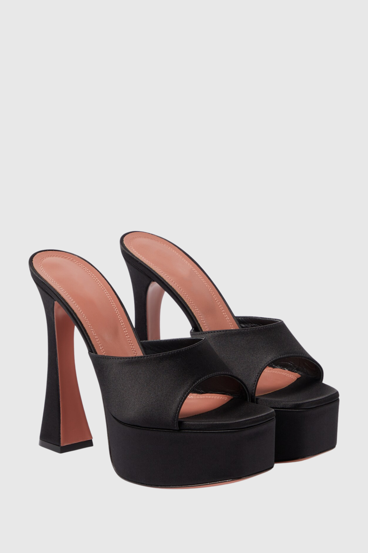 Parvati Satin Platform Mules