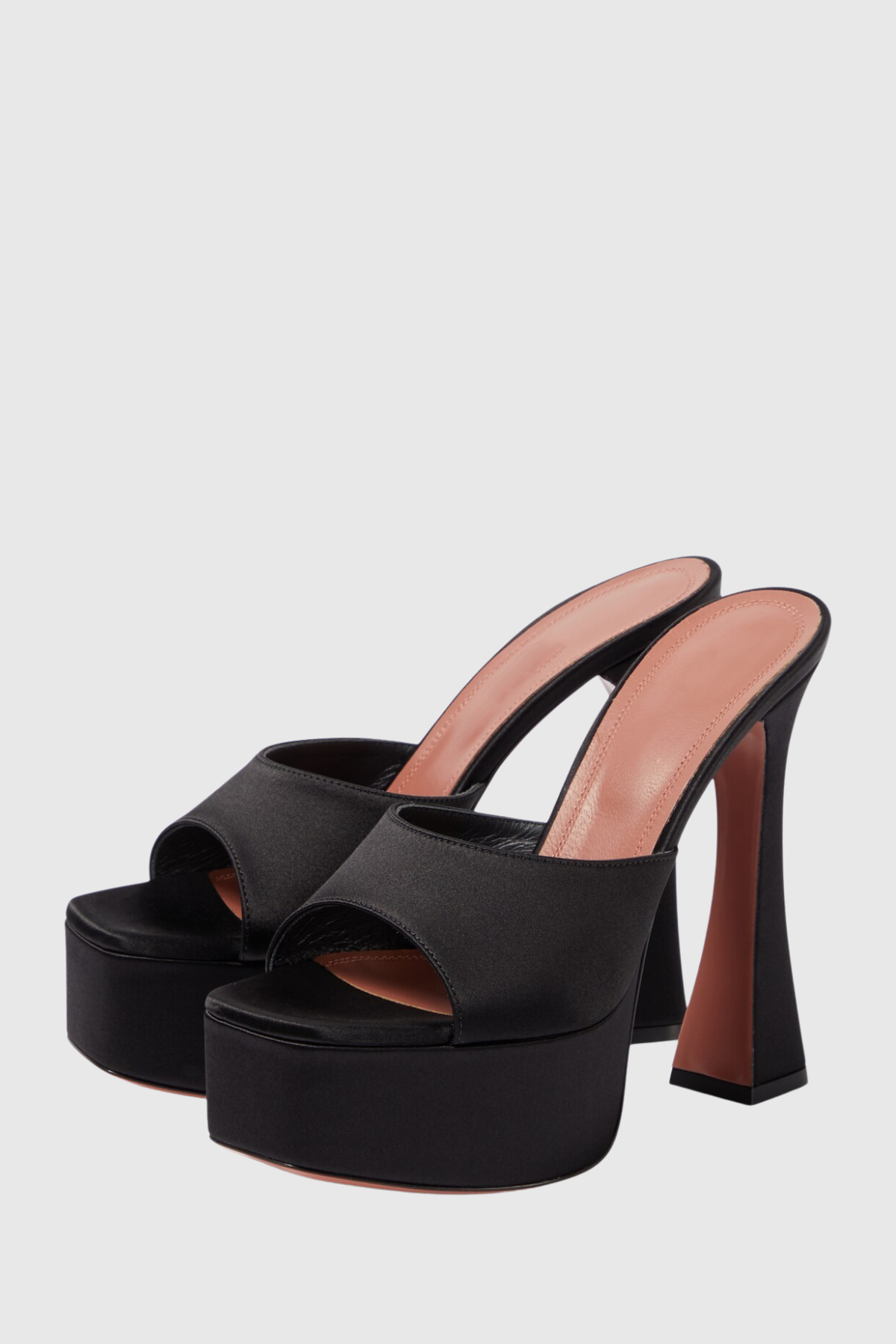 Parvati Satin Platform Mules