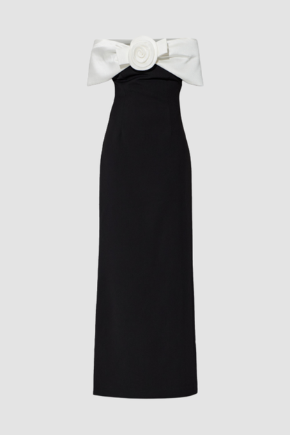 Parvi Floral Off Shoulder Maxi Dress