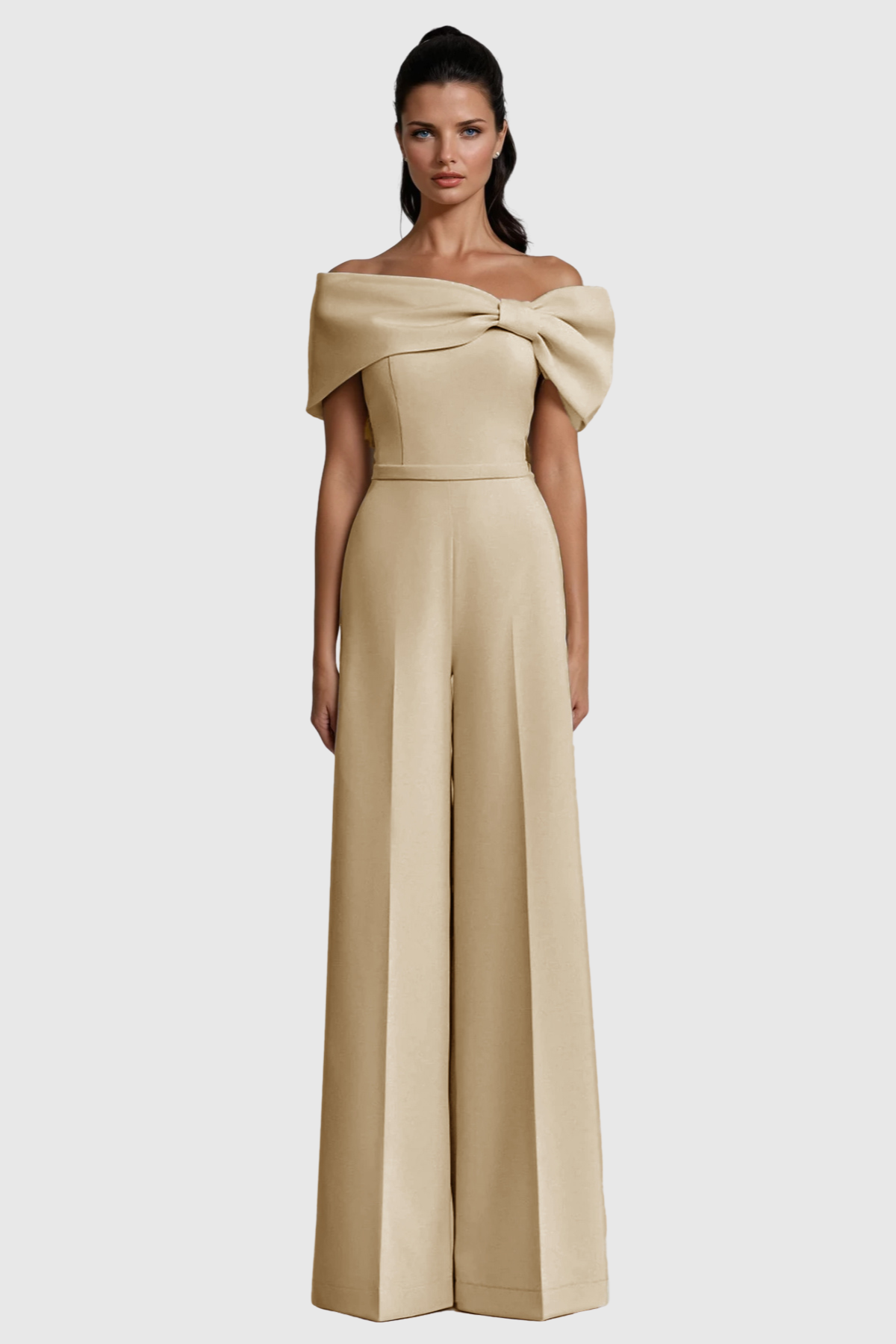 Patsy Bow Off Shoulder Jumpsuit