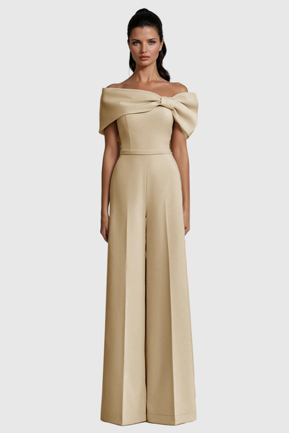 Patsy Bow Off Shoulder Jumpsuit