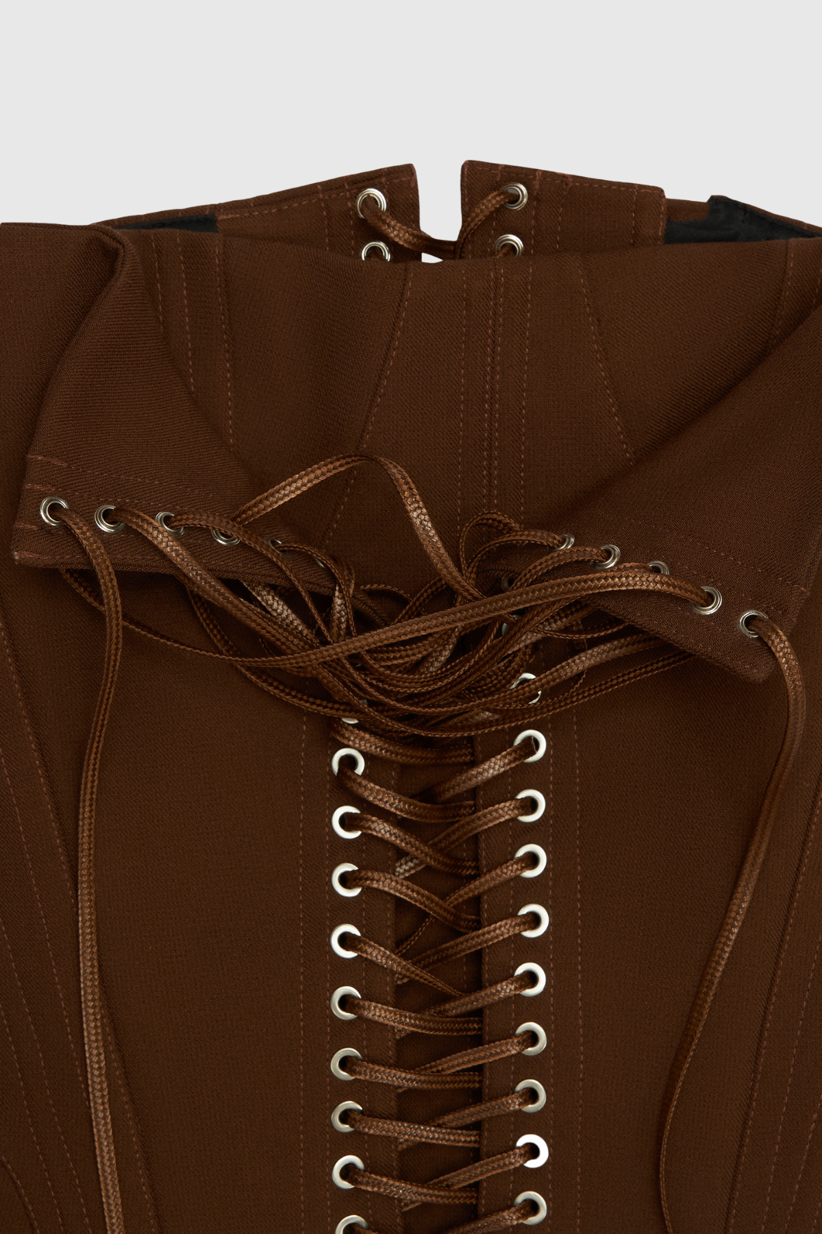 Pavati Lace Up Corset - Brown
