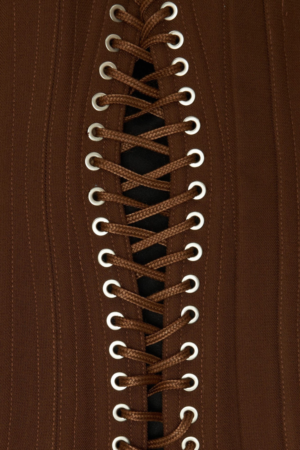 Pavati Lace Up Corset - Brown