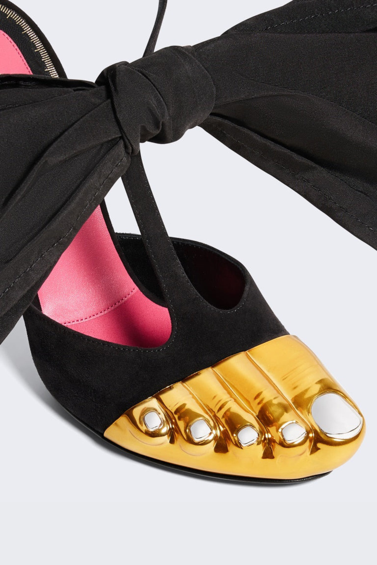 Peonza Gold Toes Bow Sandals
