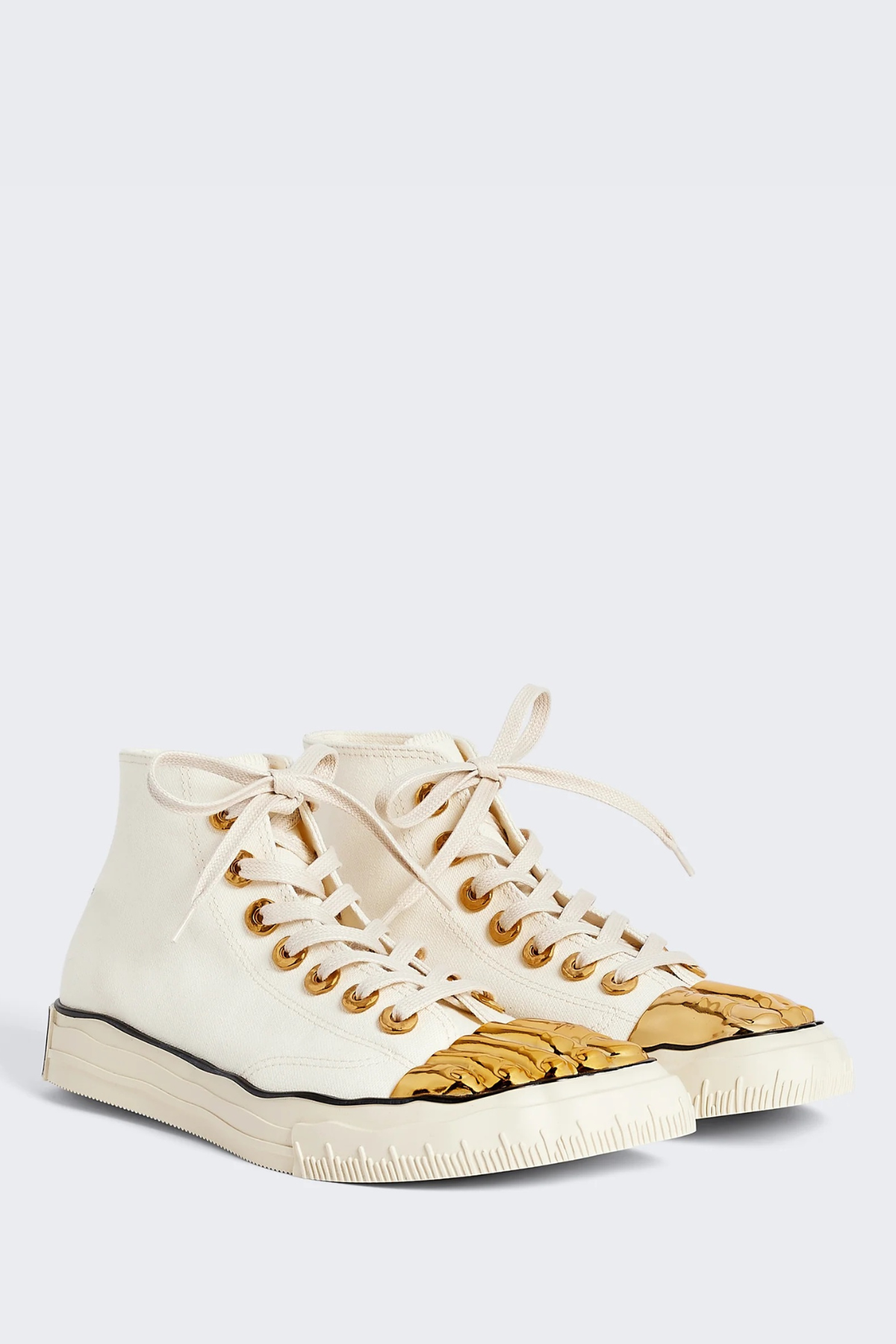 Peonza Gold Toes Canvas Sneakers - White
