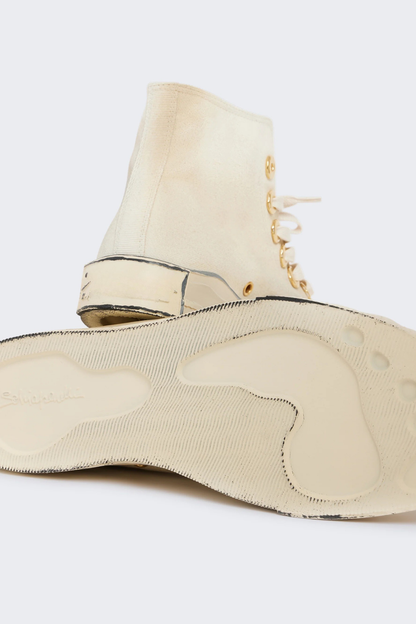 Peonza Gold Toes Canvas Sneakers - White