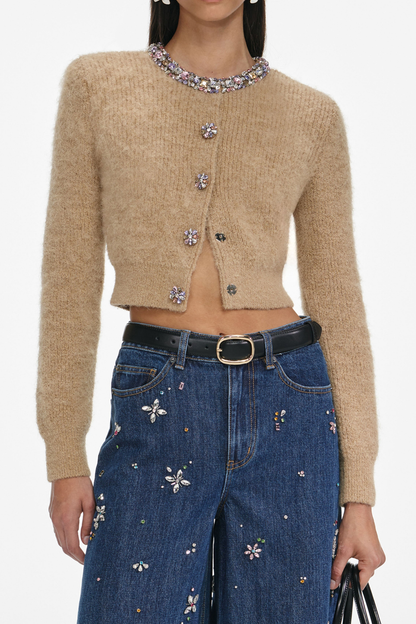 Perkina Crystal Embellished Jeans