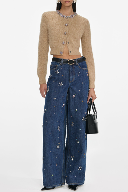 Perkina Crystal Embellished Jeans