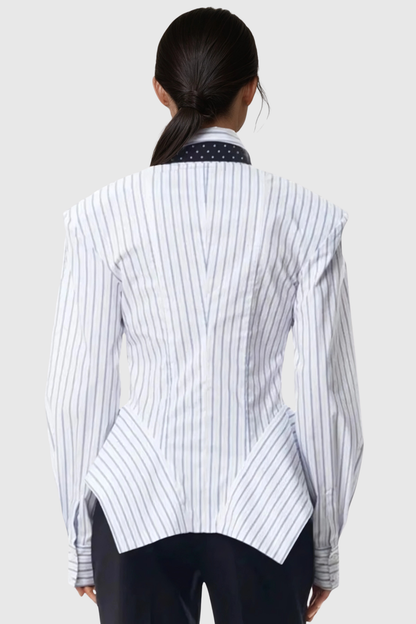 Persis Stripe Shirt - Blue