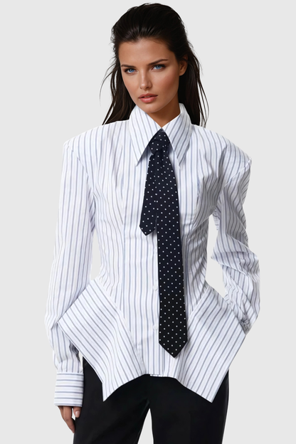 Persis Stripe Shirt - Blue