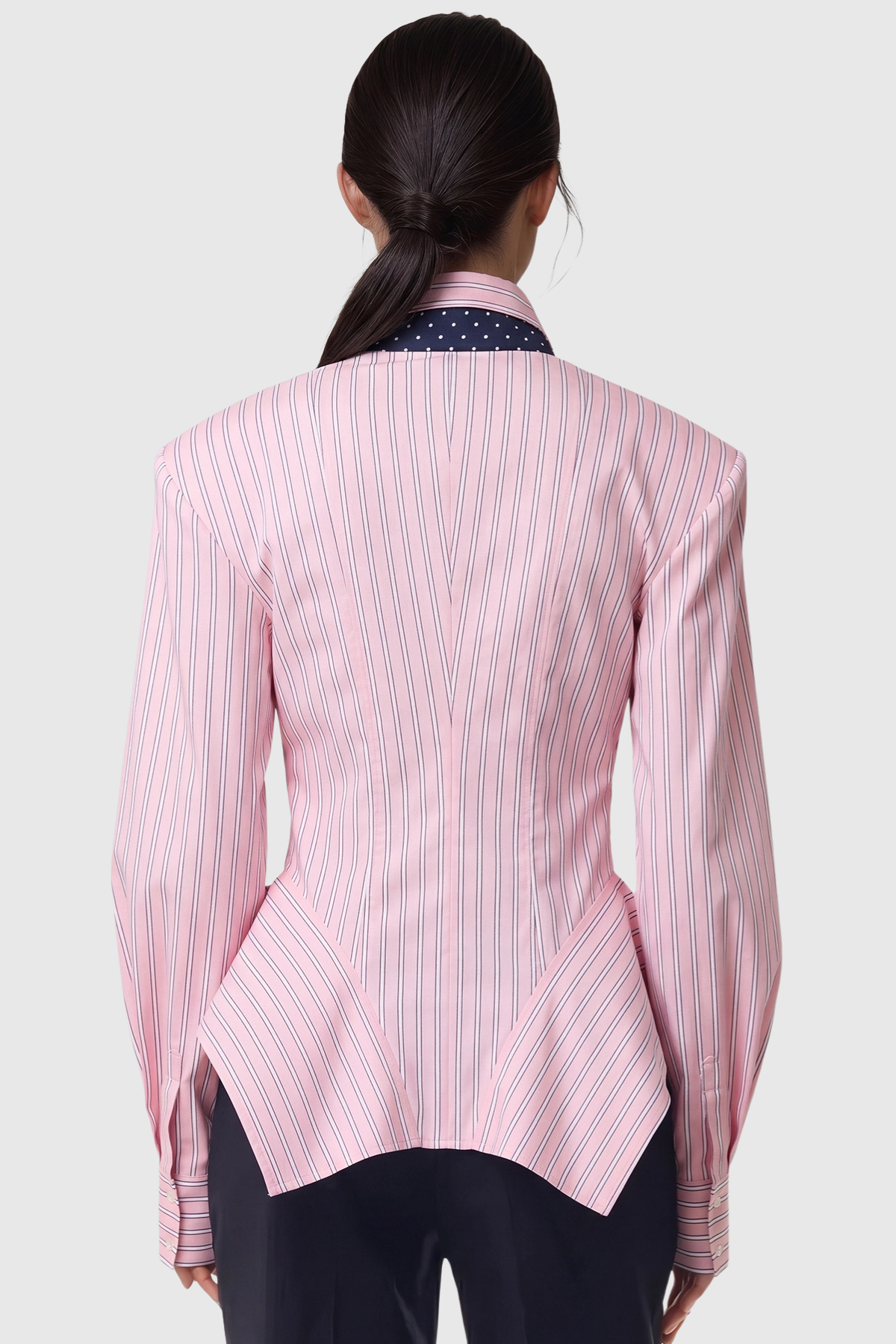Persis Stripe Shirt - Pink