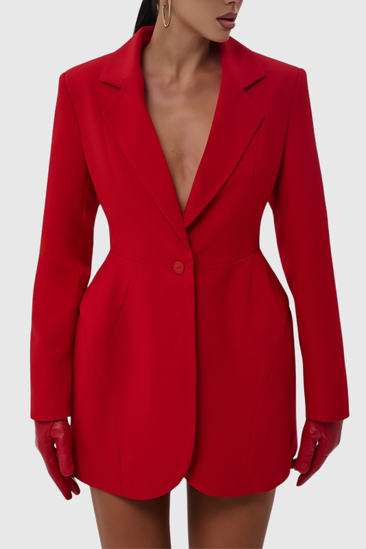 Petunia Structure Mini Blazer Dress