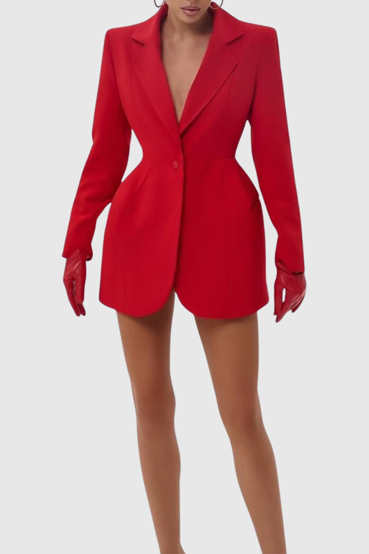 Petunia Structure Mini Blazer Dress