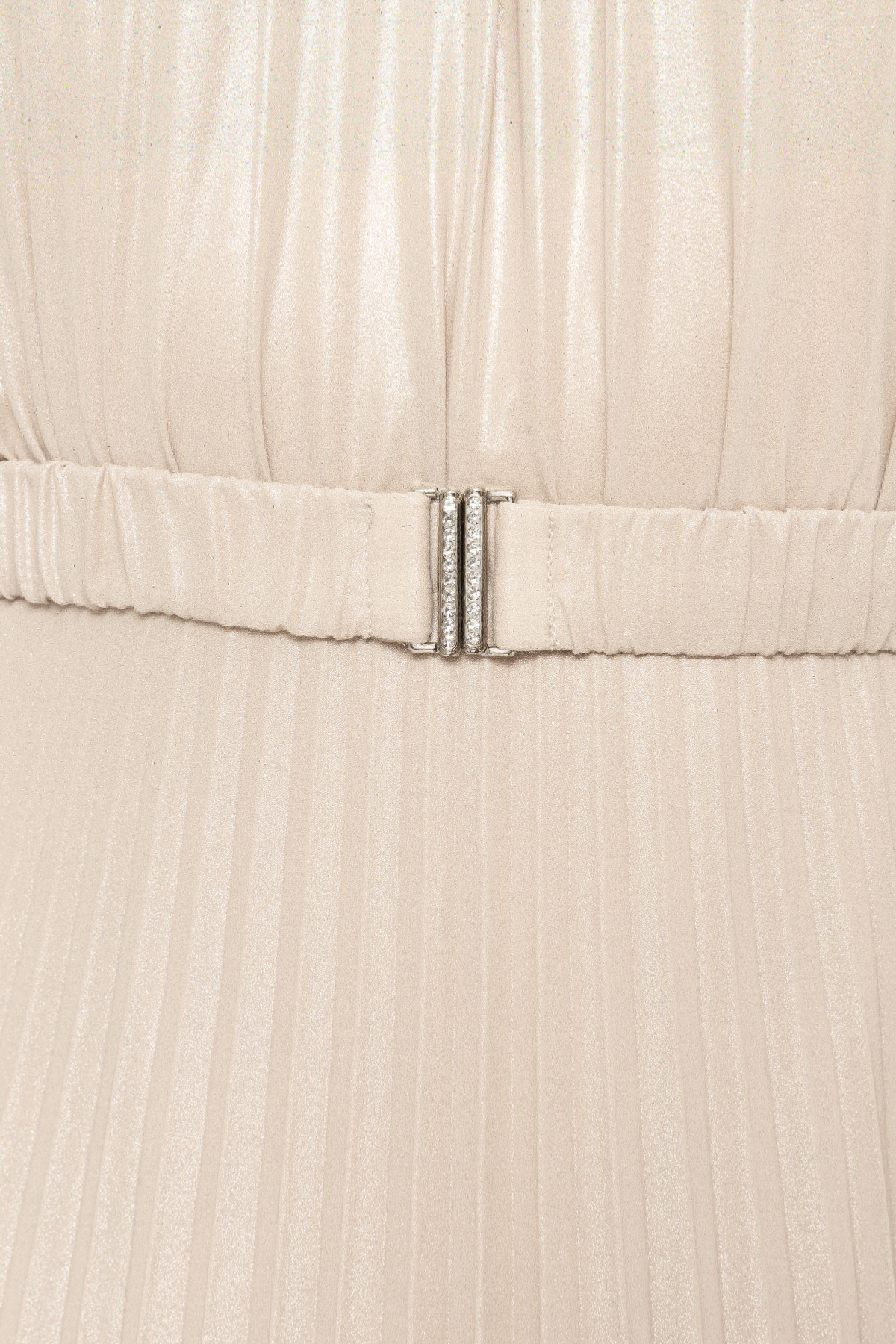 Piera Cape Sleeve Pleated Maxi Dress