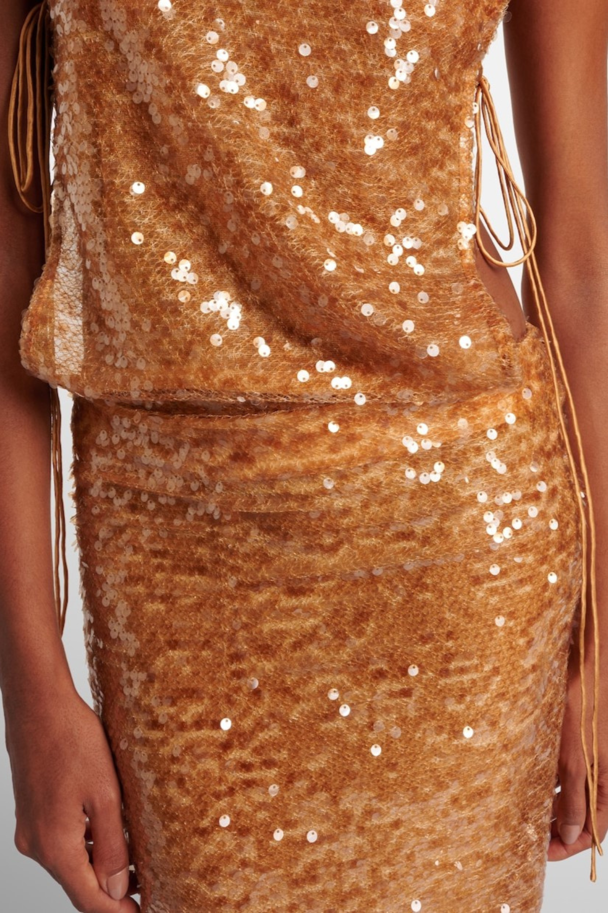 Pipita Sequin Sleeveless Maxi Dress