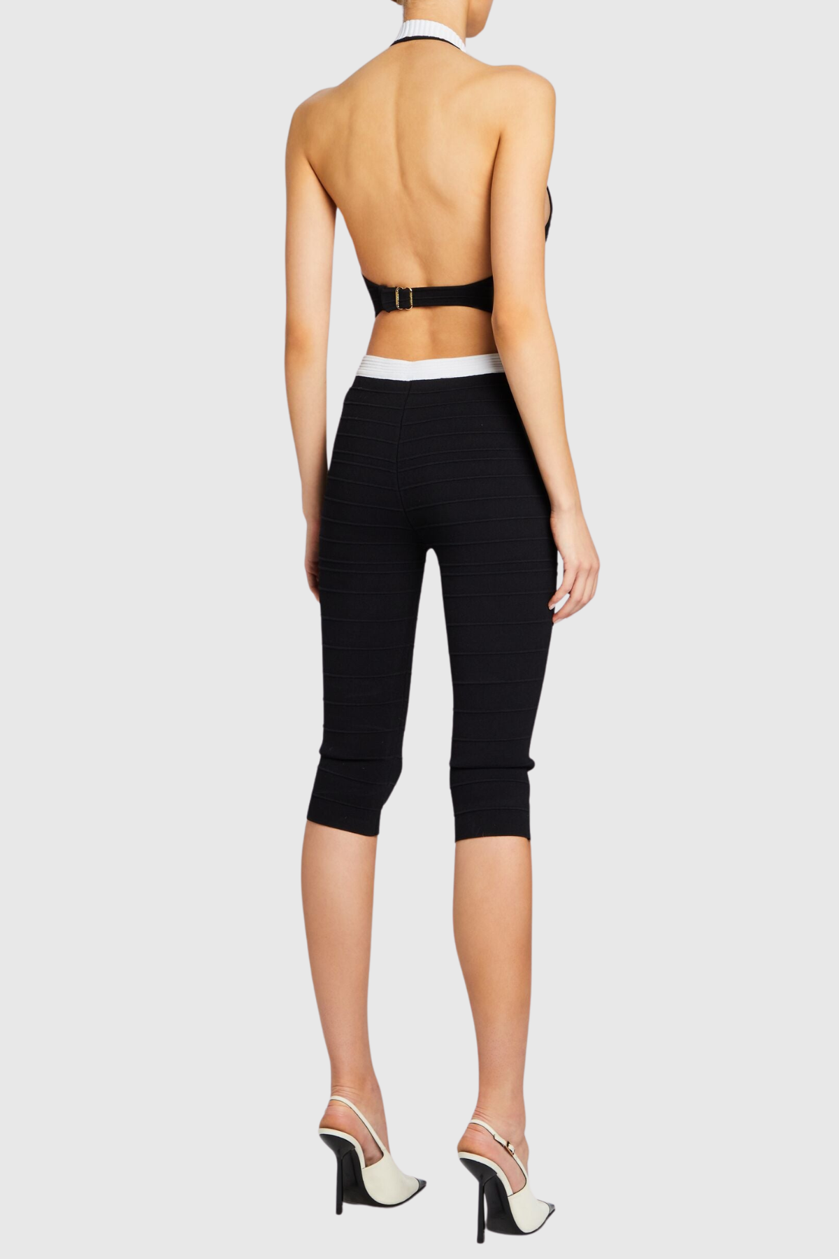 Poseya Bandage Vest & Midi Shorts Set