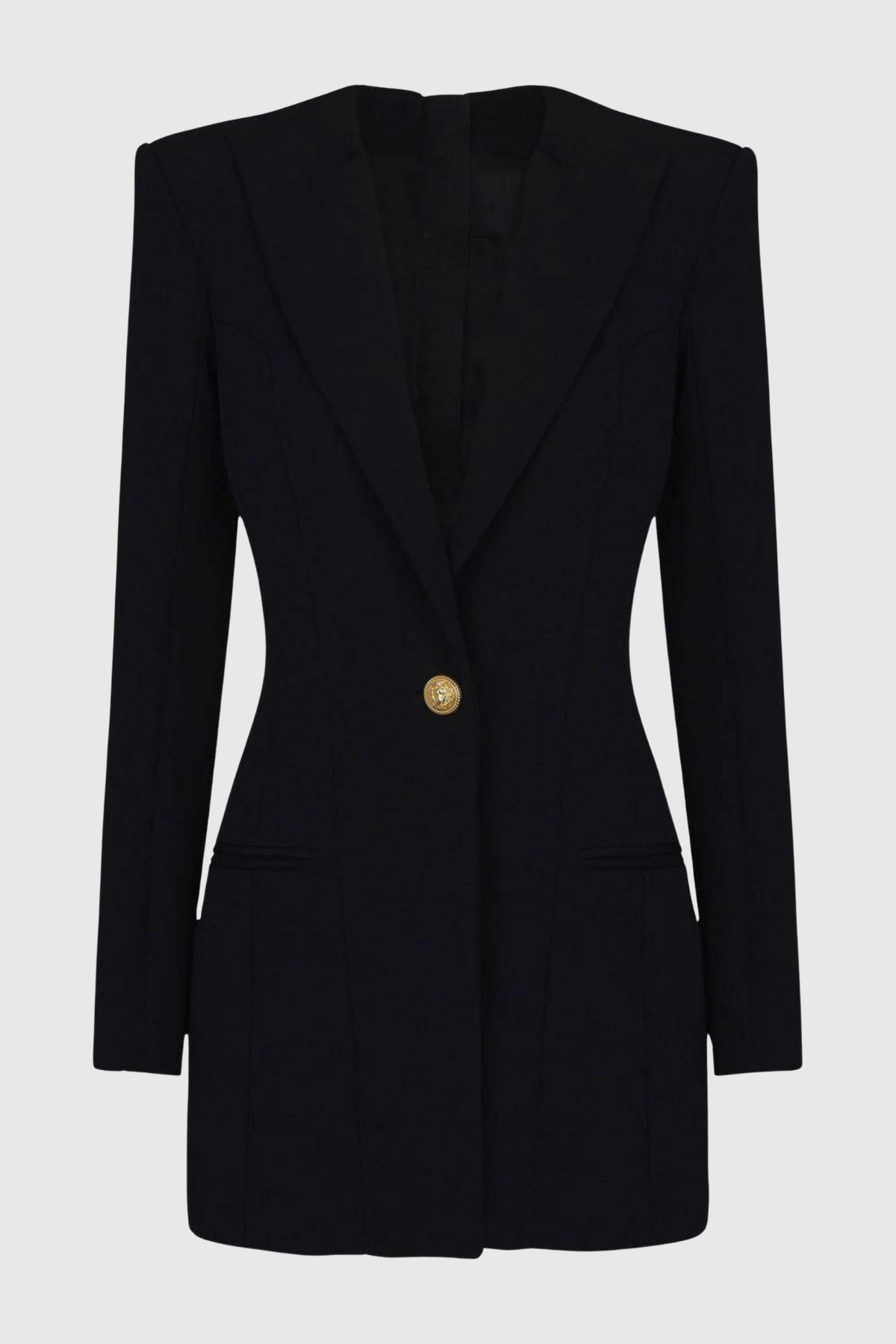 Posia Mini Blazer Dress - Black