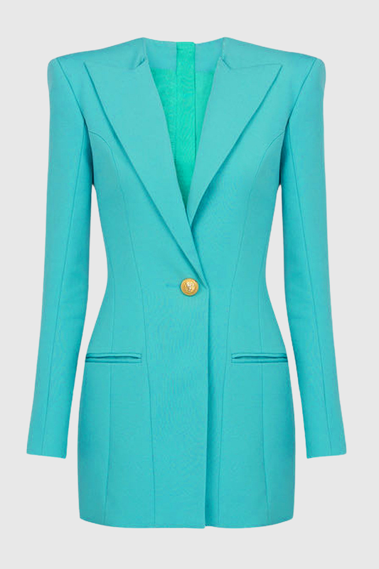 Posia Mini Blazer Dress - Blue