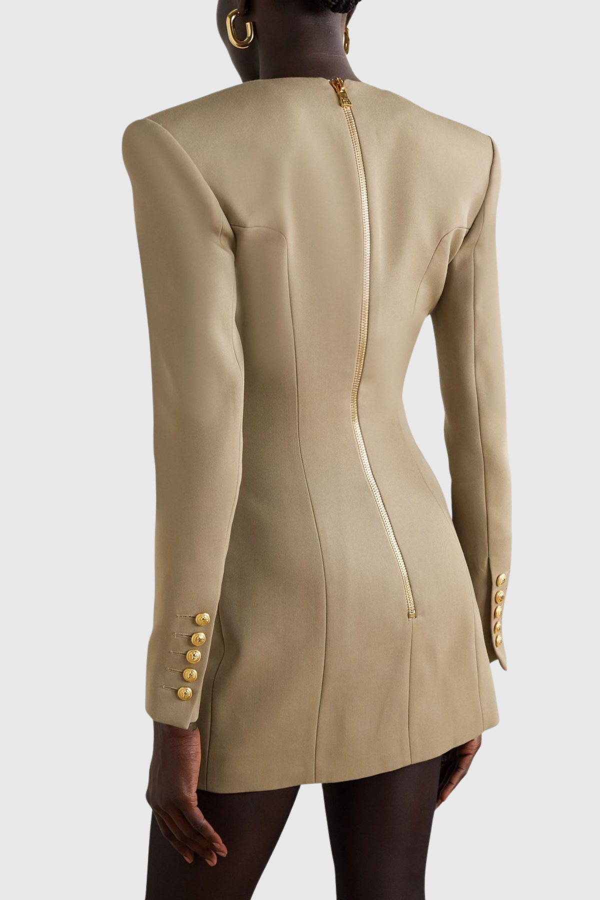 Posia Mini Blazer Dress - Khaki