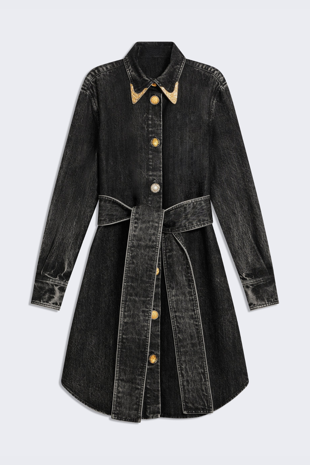 Potya Denim Midi Shirt Dress