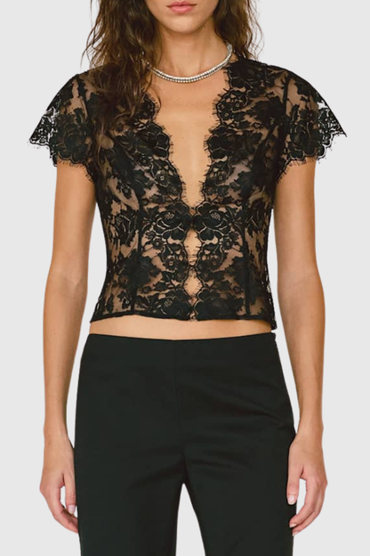 Preslsa Lace Top