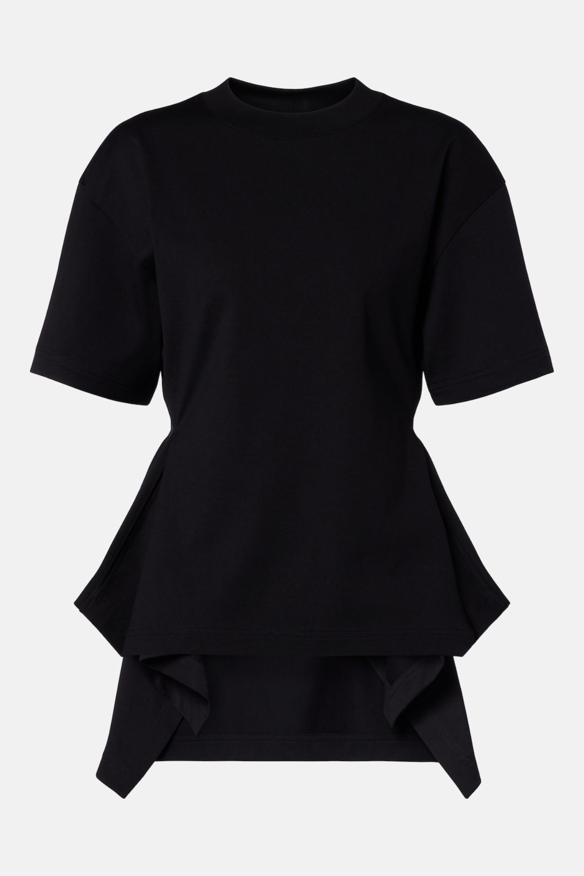 Rabura Peplum T-shirt - Black