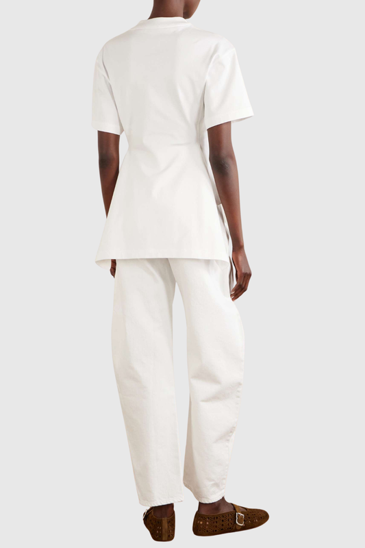 Rabura Peplum T-shirt - White