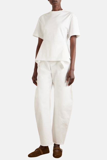 Rabura Peplum T-shirt - White