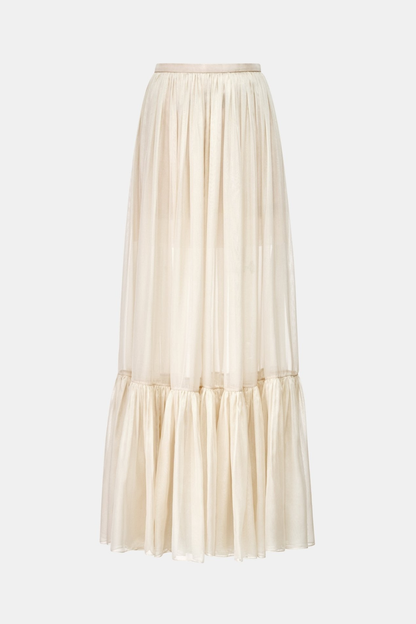 Rafaela Floral Crochet Top & Tiered Skirt Set