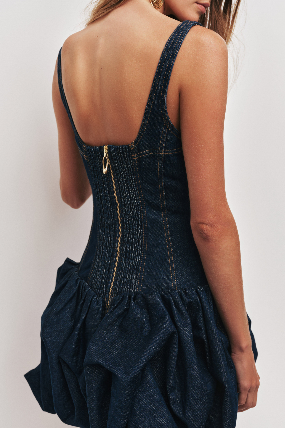 Raffae Denim Mini Dress