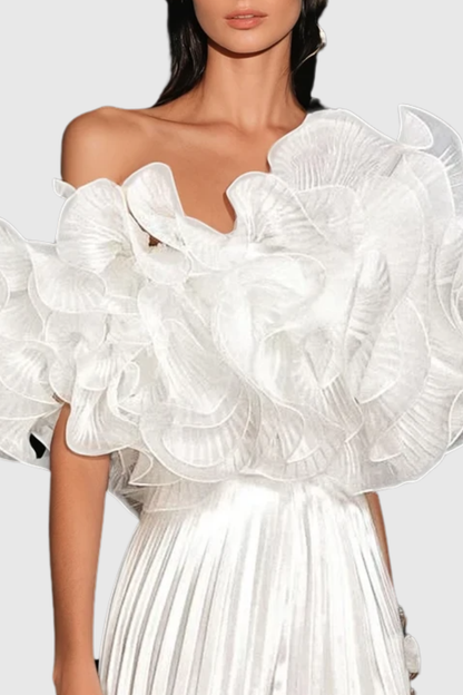 Rahma Ruffle Off Shoulder Top