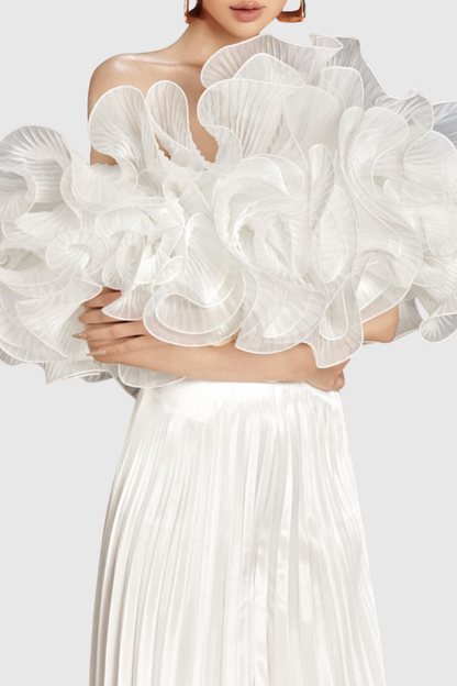 Rahma Ruffle Off Shoulder Top