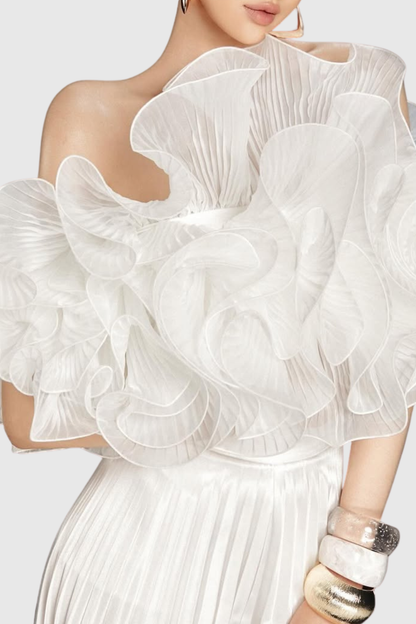 Rahma Ruffle Off Shoulder Top