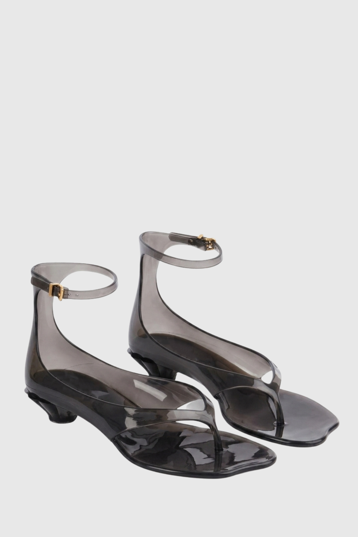 Raylon Jelly Thong Sandals - Black