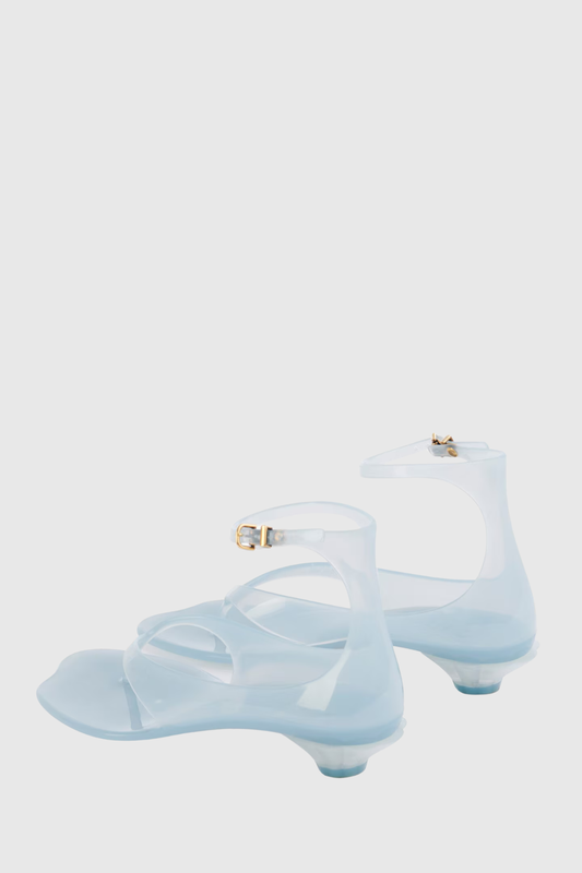 Raylon Jelly Thong Sandals - Blue