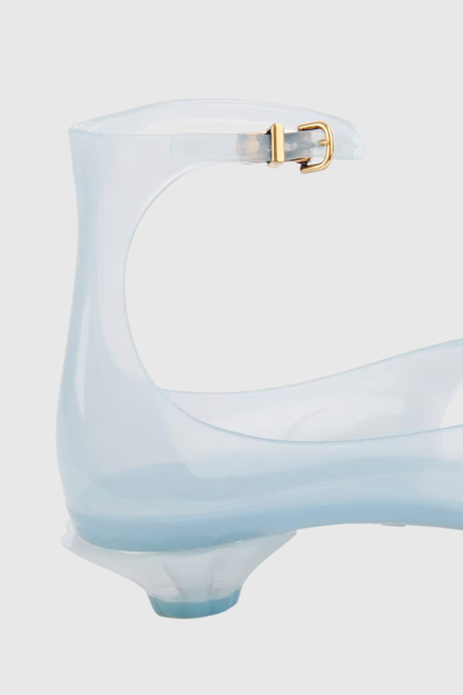 Raylon Jelly Thong Sandals - Blue