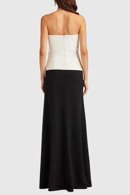 Rebekah Strapless Bow Maxi Dress