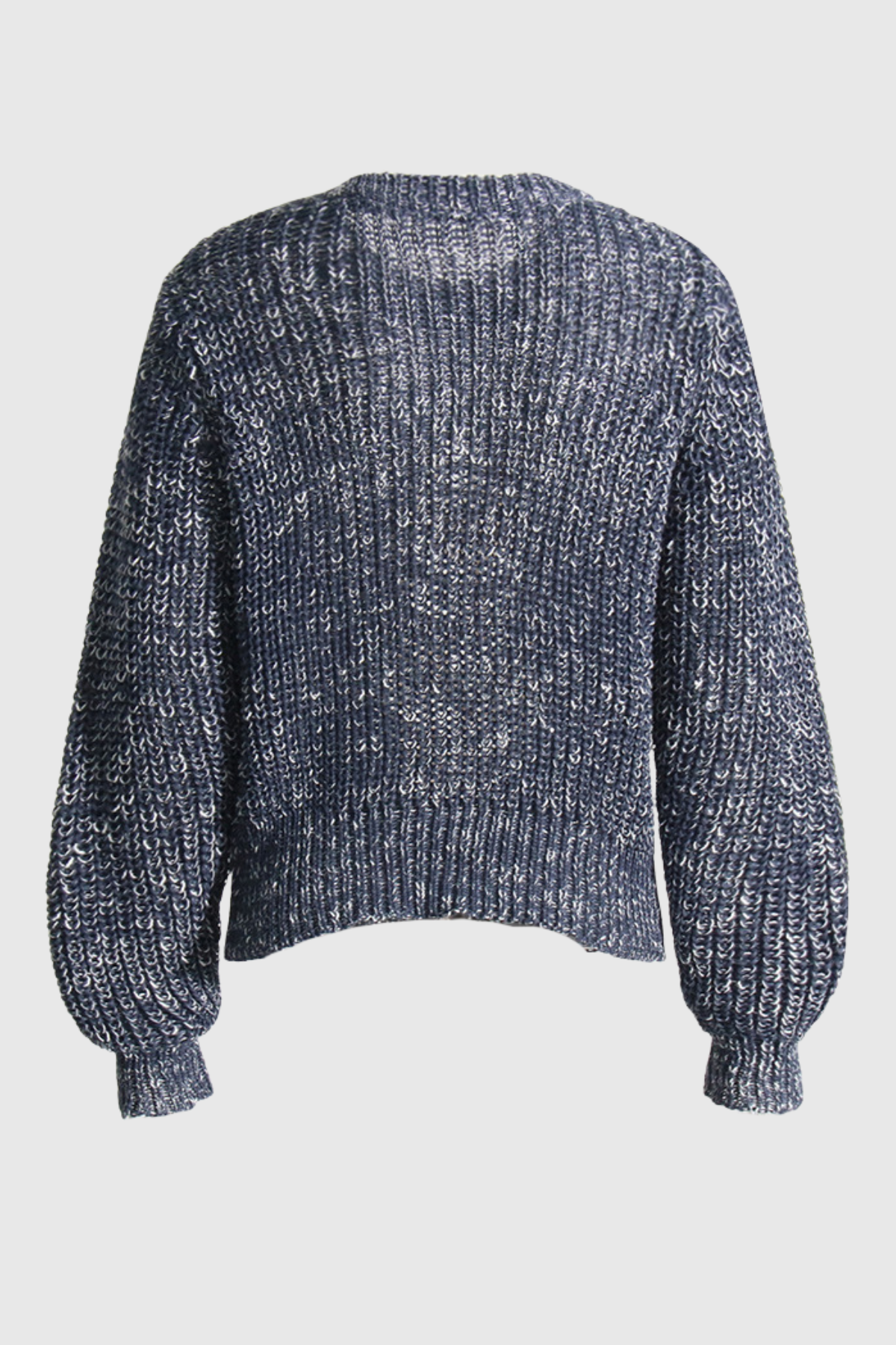 Reeda Chain Embellished Distressed Sweater