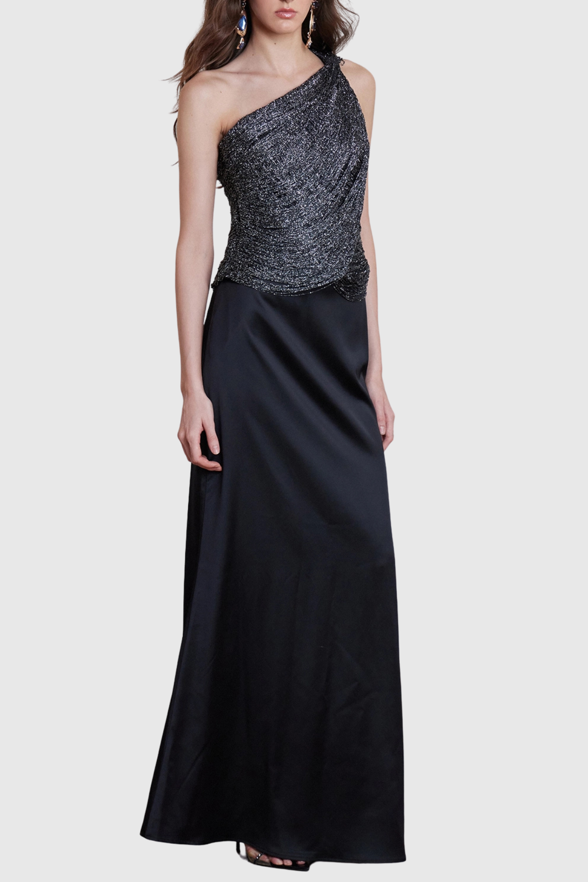 Rhett One Shoulder Fringe Maxi Dress