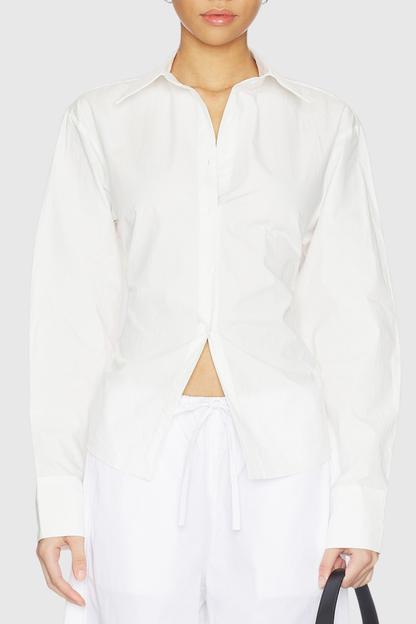 Rhonda Open Back Shirt