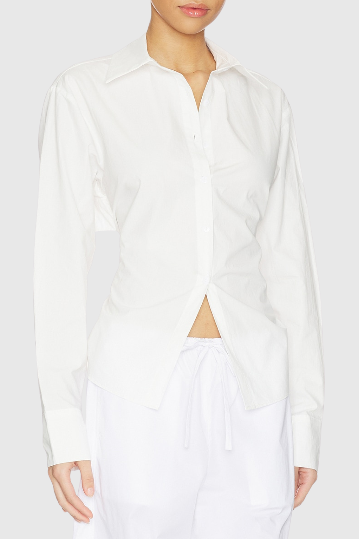 Rhonda Open Back Shirt