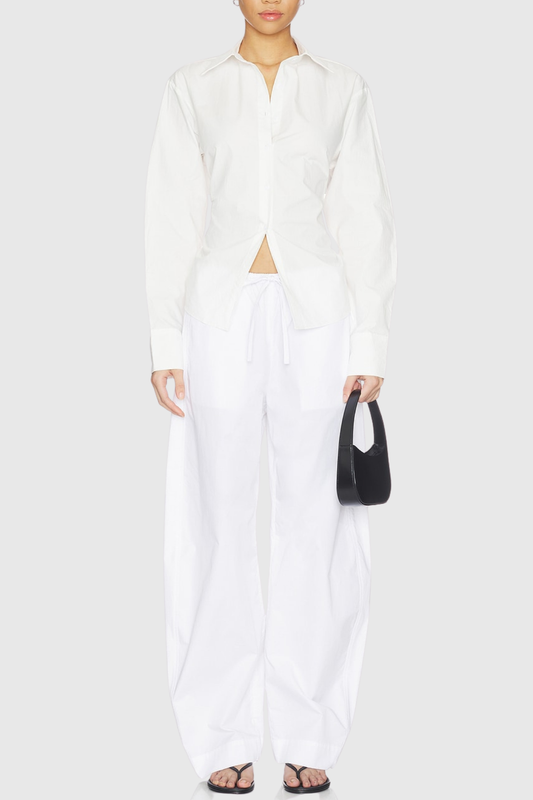 Rhonda Open Back Shirt
