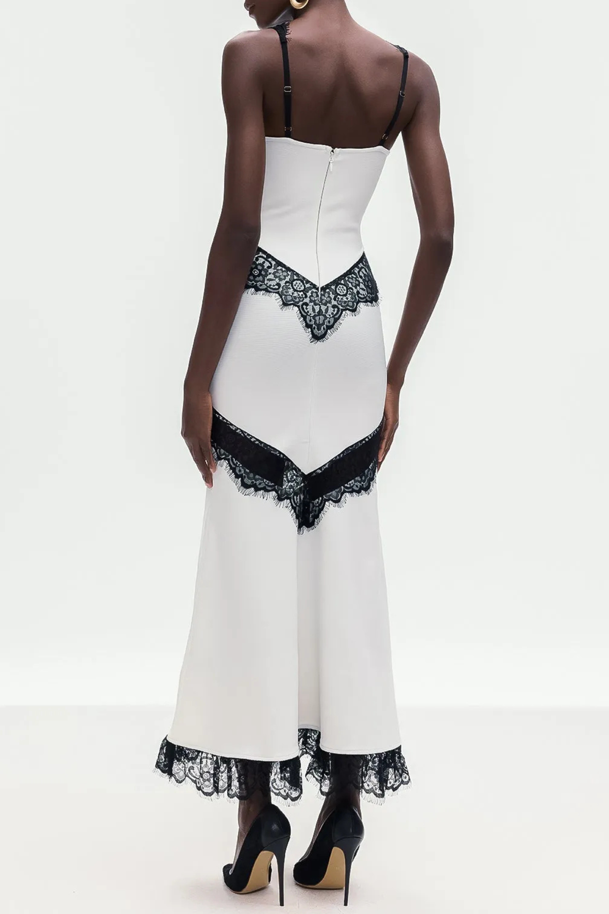 Rhonwa Lace Maxi Bandage Dress