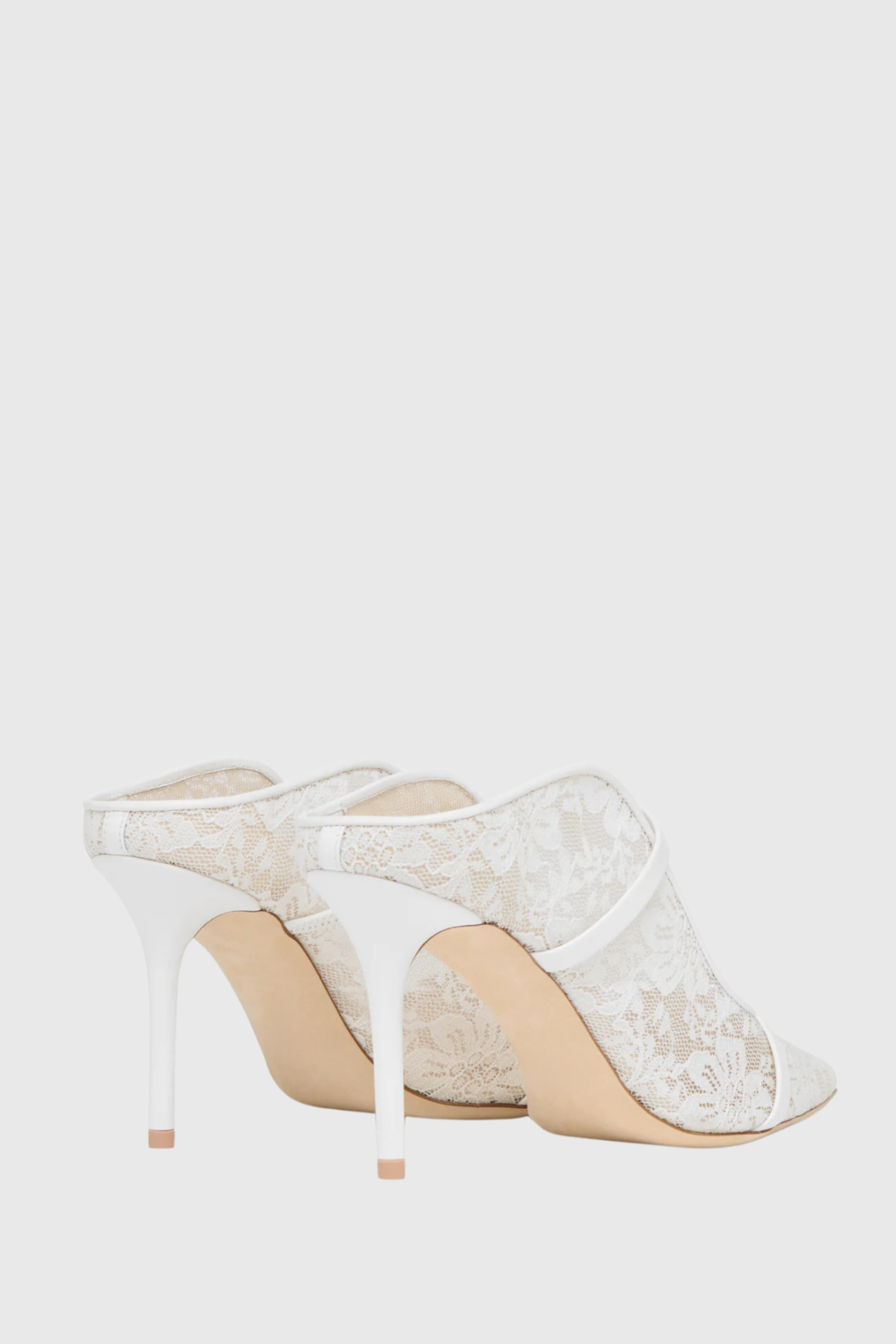 Rhya Lace Pumps - White